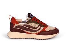 Sneakers G-Marathon Multi Mesh Hairy Moss/Almond/Terracotta via WANDERWOOD