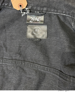 Vintage Jeans Jacket 2Pac Black from WANDERWOOD