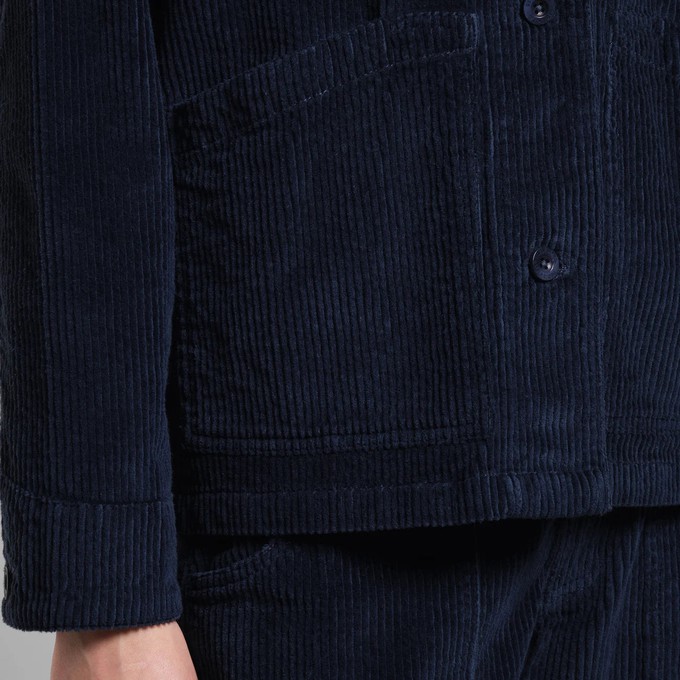 Jacket Stiby Corduroy Navy from WANDERWOOD