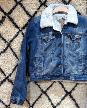 Vintage Denim Jacket Teddy from WANDERWOOD