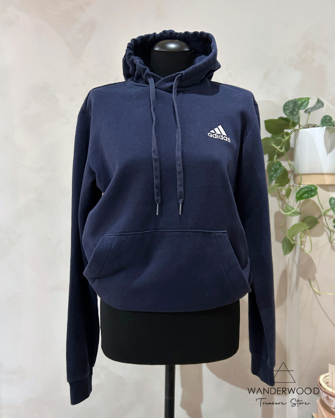 Pre-Loved Adidas Hoodie Donkerblauw from WANDERWOOD