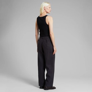 Broek Vickleby Linnen Phantom Black from WANDERWOOD