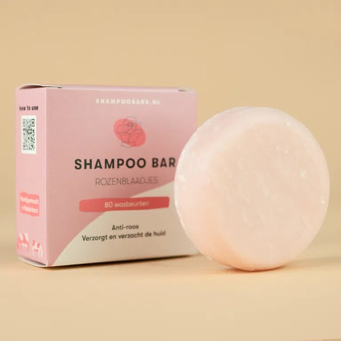 Shampoo Bar Rozenblaadjes Anti Roos from WANDERWOOD