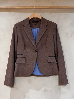 Pre-Loved Blazer YaYa Brown Check from WANDERWOOD