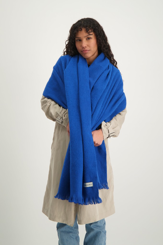 Alpaca Sjaal Cobalt Blue from WANDERWOOD