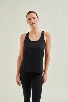 Racer Tank - Caviar Black via Wellicious