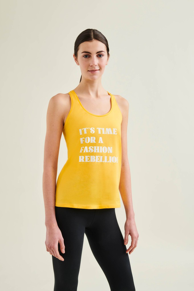 Racer Tank with Print - Sunshine from Wellicious