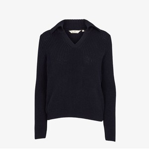 Sweater Sweety Polo | Basic Apparel | Donkerblauw from WhatTheF