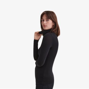 Turtleneck Joline | Basic Apparel | Zwart from WhatTheF