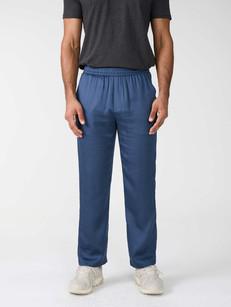 blue Pants made from TENCEL Lyocell via Yahmo