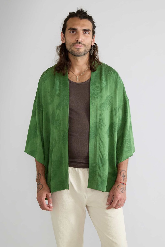 matcha Luxurious Everyday Kimono from Yahmo