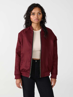 garden/wine Jette Reversible Bomber Jacket from Yahmo