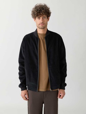 dragonfly/black Reversible Bomber Corduroy from Yahmo