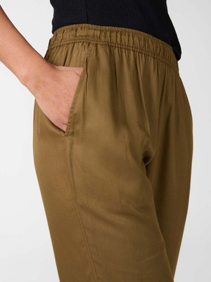 brown Pants made from TENCEL Lyocell from Yahmo