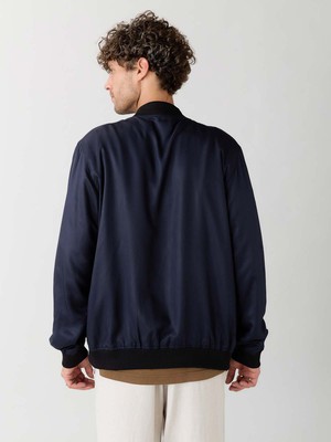 moka/navy Reversible Bomber from Yahmo