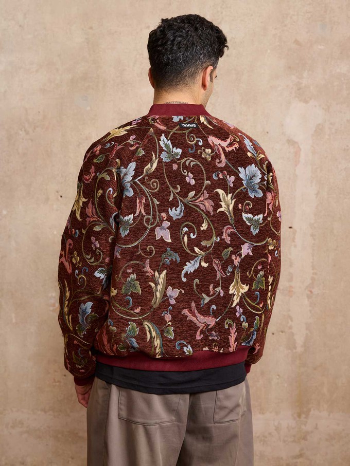 rosie/wine Bruno Reversible Bomber Jacket from Yahmo