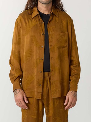 sandalwood Better-Than-Silk Shirt from Yahmo