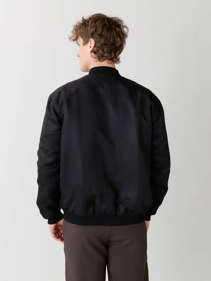 ink/black Reversible Sofa Bomber from Yahmo