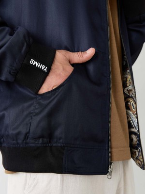 bird/navy Reversible Bomber from Yahmo