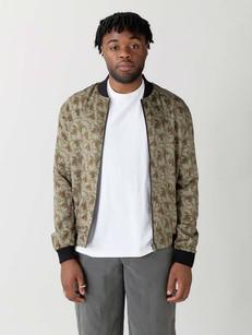 chestnut/black Reversible Bomber via Yahmo