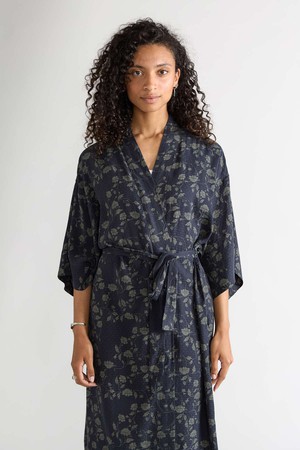 midnight Better-Than-Silk Kimono from Yahmo