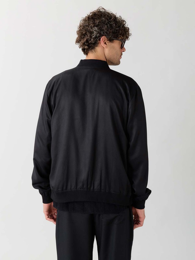 sandalwood/black Reversible Bomber from Yahmo