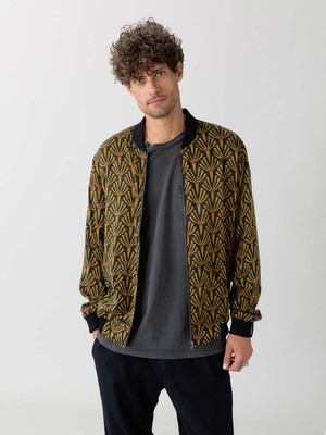 artdeco/black Reversible Bomber from Yahmo