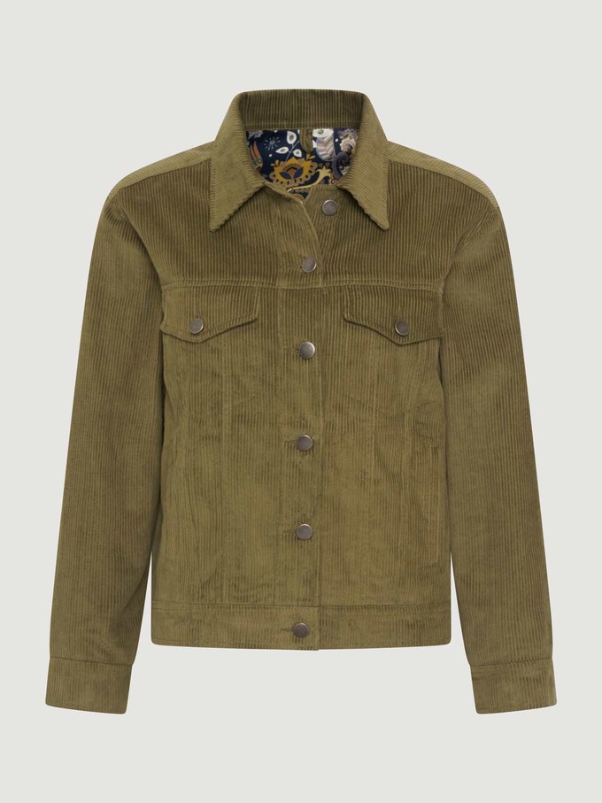 olive Corduroy Jacket from Yahmo