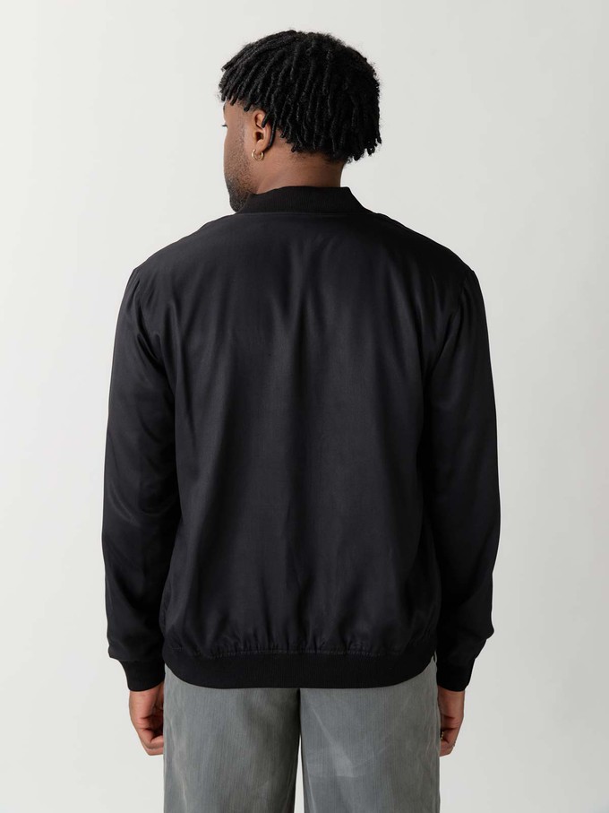 emerald/black Reversible Bomber from Yahmo