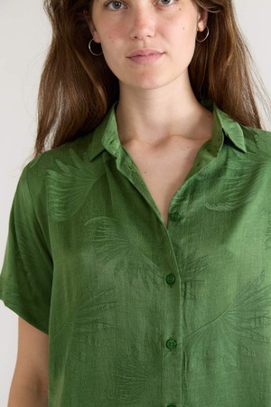 matcha Better-Than-Silk Shirt from Yahmo