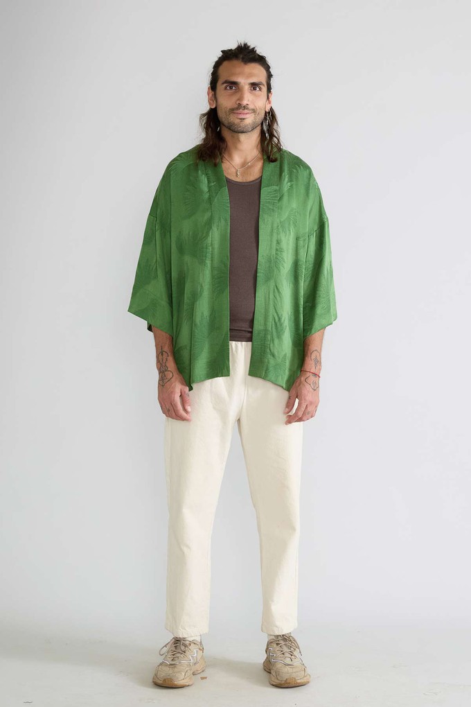 matcha Luxurious Everyday Kimono from Yahmo