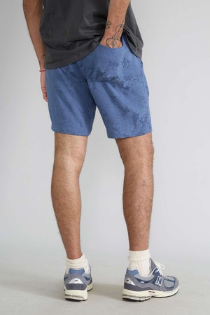 zen indigo Lightweight Travel Shorts from Yahmo