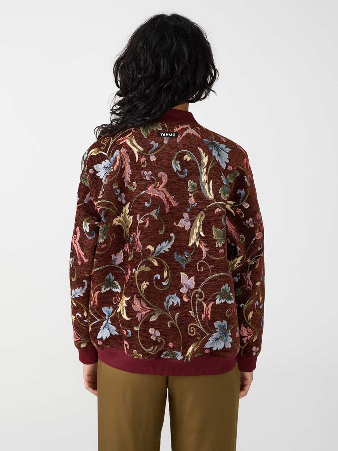 rosie/wine Jette Reversible Bomber Jacket from Yahmo