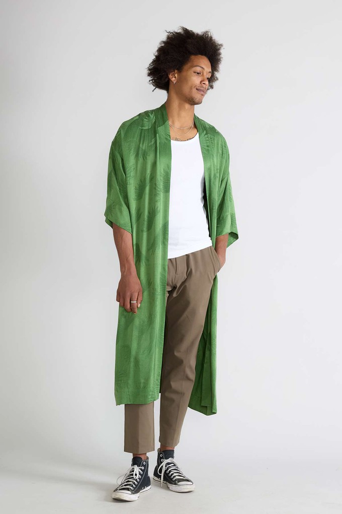 matcha Better-Than-Silk Kimono from Yahmo