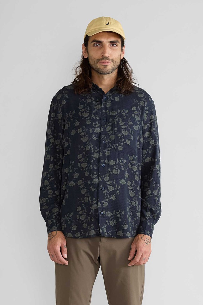 midnight Better-Than-Silk Shirt from Yahmo