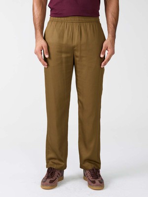 brown Pants made from TENCEL Lyocell from Yahmo