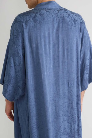 zen indigo Better-Than-Silk Kimono from Yahmo