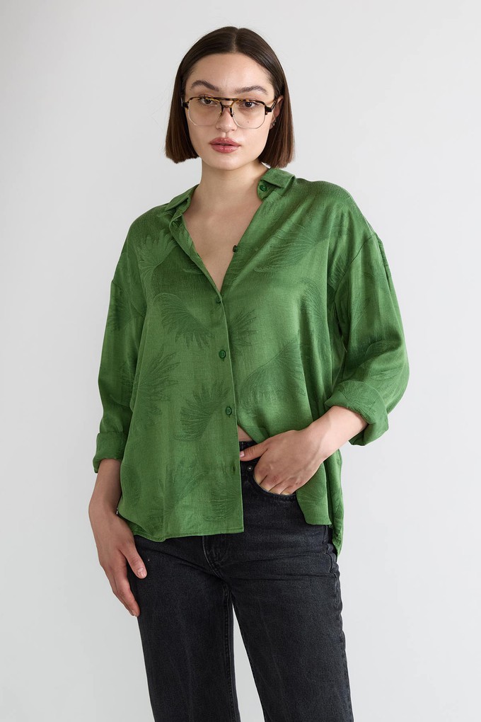 matcha Better-Than-Silk Shirt from Yahmo