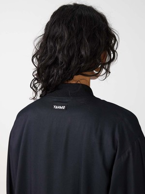 moss/black Reversible Bomber from Yahmo