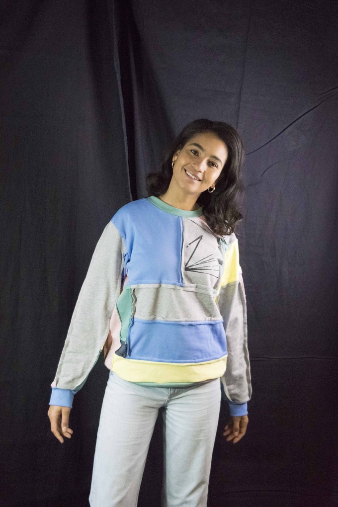 BRICK SWEATER pastel from ZWAAN