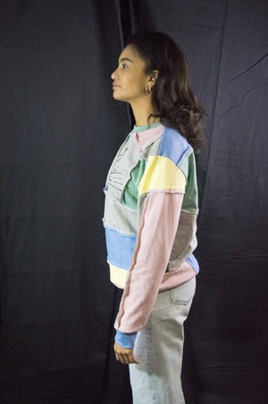 BRICK SWEATER pastel from ZWAAN