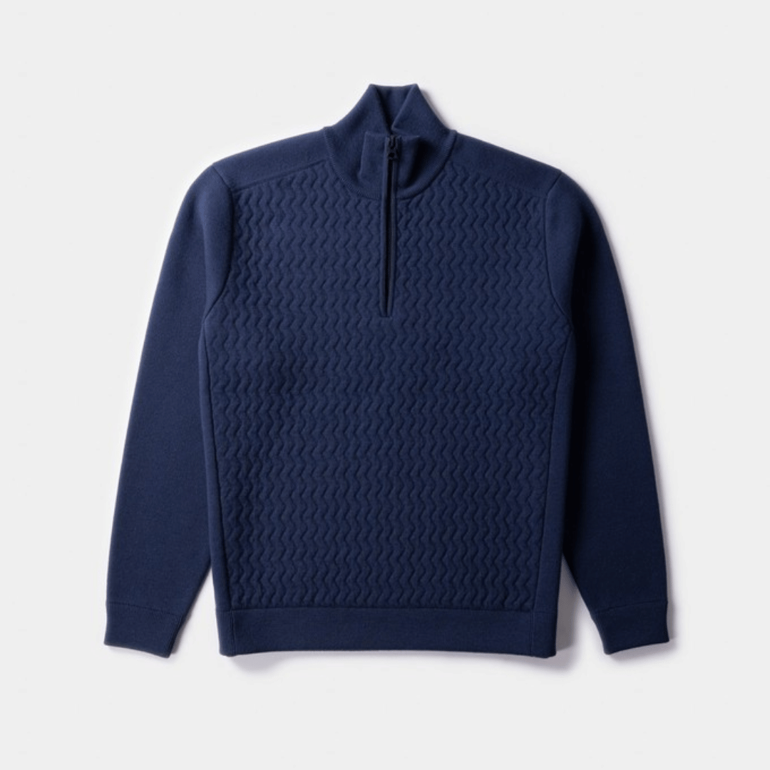 Cadeautip voor Kerst in Europa geproduceerde half zip sweater